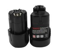 KINSUN 2-Pack Reemplazo Herramienta Eléctrica Batería 10.8V 1.5Ah Li-Ion para Taladro Inalambrico Destornillador 2 607 336 013 2 607 336 014 BAT411 BAT411A BAT412A GDR 10.8-LI GMF 10.8 V-LI GSR