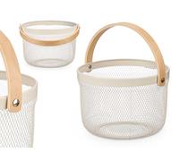 Kinvara Cesta Redonda con Asa Crema