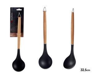 Kinvara Cuchara de Nylon con Mango de Madera de Haya 32,5cm