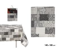 Kinvara Mantel de Loneta Antimanchas Azulejo Gris 140x180cm
