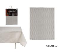 Kinvara Mantel de Loneta Antimanchas Estrella Gris 140x180cm