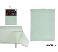 Kinvara Mantel de Loneta Antimanchas Estrella Verde Menta 140x180cm