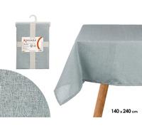 Kinvara Mantel de Poliéster Azul Palo 140x240cm