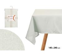 Kinvara Mantel de Poliéster Verde Palo 140x240cm
