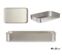 Kinvara Rustidera de Aluminio 40x25cm, Pack de 12 unidades