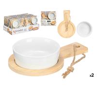 Kinvara Set 2 Bol Soporte Aperitivo Redondo