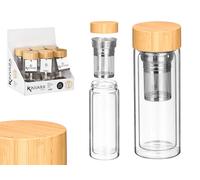 Kinvara Termo Doble Pared Vidrio Filtro Infusion