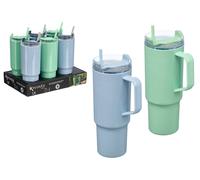 Kinvara Vaso Pajita ASA 1200ml Surtido Azul y Verde