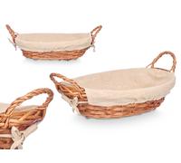 KIPIT Cesta con Asas Ovalada Natural