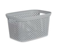 Kipit Cesto Gris Plástico (16,5 x 12,5 x 23 cm)