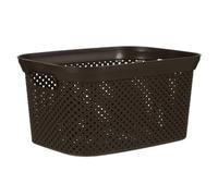 Kipit Cesto Organizador Marrón Plástico 5 L (24 Unidades)
