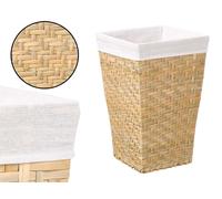 KIPIT Cesto Ropero Madera-Blanco