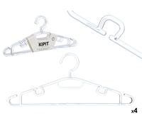 KIPIT Set de 24 Perchas Transparentes