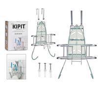 KIPIT Soporte plancha y tabla de planchar Plata