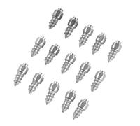 KiraKira 100 tacos de acero de 9 mm para neumáticos, clavos de nieve atornillados, para motocicleta, carreras de hielo, agarre todoterreno de invierno