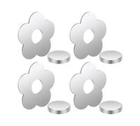 KiraKira Juego de 4 clips magnéticos de acero inoxidable para mantel, resistentes al viento, para picnic, jardín y restaurante