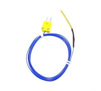 KiraKira Plano para sonda de termopar de montaje en superficie para moldes | Estándar tipo K, -50 a para rango de 300c, precisión ±2C, compatible con medidores industriales, amplia aplicación