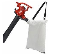 KiraKira Soplador de hojas ligero 2 en 1 para aspiradora con bolsa de gran capacidad, potente colector de desechos de jardín, fácil limpieza, color blanco