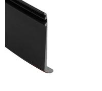 KiraKira Tira de sellado impermeable para ventana, material TPE, ángulo de 135°, bloqueador de agua, autoadhesivo, marco negro, 5 cm x 1 m