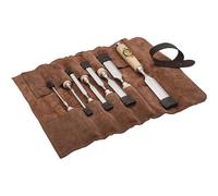 Kirschen Juego de cinceles 1131002 – 8 piezas (4, 6, 10, 12, 16, 20, 26, 30 mm) con funda de gamuza