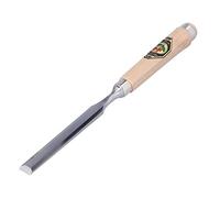Kirschen - Gubia de con mango de haya blanca, 16 mm, Plano, Acero de alto carbono