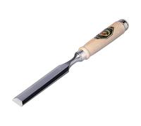 KIRSCHEN Tools 1001026 - Cincel de con mango de haya blanca, bisel, acero de alto carbono - 26 mm