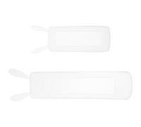 Kisangel 2piezas Protector Remoto de Silicona Transparente con Orejas de Conejo Funda para Control de Aire Acondicionado y Televisor Funda Antipolvo y Fácil de Limpiar para Controles
