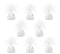 Kisangel 8 globos decorativos. Peso: 140 g (0,31 lb). Soporte resistente para globos de fiesta, ideal para centros de mesa de cumpleaños, bodas y baby showers.