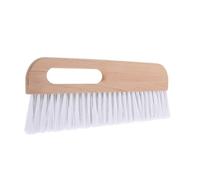 Kisangel Cepillo para Empapelar Mango Ergonómico de Madera de Haya y Cerdas de Nylon para Alisar Papel Tapiz y Murales en Renovación del Hogar