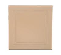 Kisangel Panel de acceso de pared sin perforación: Panel de acceso de plomería de 6x6" para paneles de yeso - Tapa decorativa de plástico para orificios de plomería y electricidad, debajo del