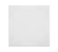 Kisangel Panel de acceso de pared sin perforación: Panel de acceso de plomería de 8x8" para paneles de yeso - Tapa decorativa de plástico para orificios de plomería y electricidad, debajo del
