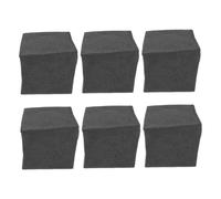 Kisangel Paneles Acústicos de Poliuretano en Forma de Cubo para Aislamiento de Sonido, 6 Piezas, Fácil Instalación y Resistentes a Deformaciones para Estudio y Pared