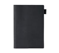 KISSKI - Diarios de cuero para cuaderno de tapa dura A5, funda hecha a mano con soporte para bolígrafo, funda para bloc de escritura con 88 hojas, 176 hojas de papel rayado para notas de campo, Biblia