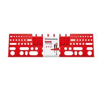 Kistenberg Binner Shelf 60 - Organizador de Pared para Herramientas, Soporte de Pared, Estante para Destornilladores y Brocas