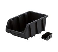 Kistenberg KTR50-S411 - Storage box for truck, 490 mm x 298 mm x 210 mm, durable plastic, stackable design with transparent lid for easy visibility, perfect as a multi compartment organizer box.