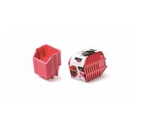 Kistenberg kuwety 15 bineer short red storage case, 8 pieces, multi-compartment design, dimensions 144x118x84mm, ideal for organizing tools and accessories, portable box for efficient storage.