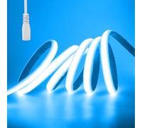 KISUFU 12V Tira LED COB, DC 320 LEDs/M Impermeable IP68 Luz de Neón Flexible Tiras de Luces LED para Fiestas, Mostradores, Estantes, Decoración del Hogar.(Sin adaptadores de alimentación)