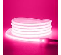KISUFU 220V Tira LED COB, Impermeable IP65 Brillo Alto 288 LED/m Luces led Flexible Strip Light,Cada Corte de 50 cm para DIY El dormitorio, alero interior y luces decorativas.