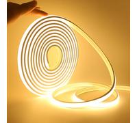 KISUFU Ruban LED Néon, 220V Flexible Néon COB LED Bande Lumineuse, 288 LED/M IP65 Néons Light Strip pour Intérieur Extérieur Décoration DIY, Blanco cálido,10M.