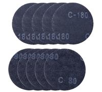 Kit 10 discos abrasivos de malla 150mm gr 80-180 para lijadoras Scheppach