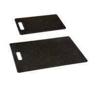 Kit 2 tablas para cortar de polipropileno color negro
