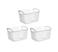 Kit 3 cestas medianas rectangulares 1,5 litros 7house
