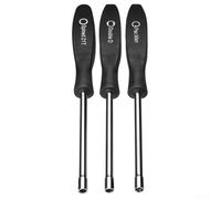 Kit 3 Destornilladores Carburador Motosierra Doble D | Incluye punta Doble D, D y 21 dientes; para acero para ajuste para preciso del carburador