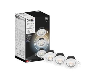 Kit 3 Empotrablede techoCALEX 5w 2700-6500KSmart Home Indoor Ambiance 429278Blanco