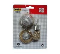 Kit 3 escobillas acero d83570 blister