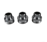 Kit adaptador de bola giratoria para cabezal de ducha, soporta múltiples ángulos, tres tamaños, 14UN 1-15/64 pulgadas, 1-1/8 pulgadas, latón cromado 20UN para macho estándar de 1/2 pulgada