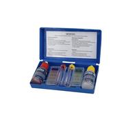 Kit Analizador de Cloro y pH para Piscinas | Probador de Agua con Reactivos Líquidos (OTO y Phenol Red) | Incluye Probeta con Escala de Colores | Botellas de 20 ml | Medición Rápida y Precisa