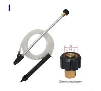 Kit Arenado Metal Plástico Para Karcher K Kit Arenado Metal Plástico(I) | Conector para rápido 1/4, compatible para serie K, para ajuste perfecto, para fácil instalación, ahorro de tiempo