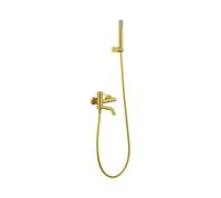 Kit baño/ducha monomando Genova oro cepillado Imex