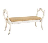 Kit Banqueta De Madera Tapizada Blanco, El mejor complemento para tu hogar